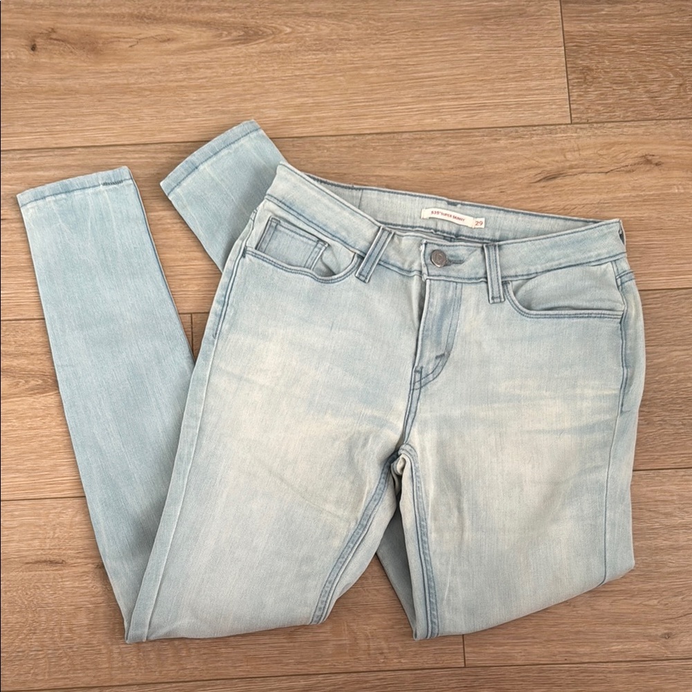 Levi’s 535 Super Skinny Women's Jeans Light Blue Wash